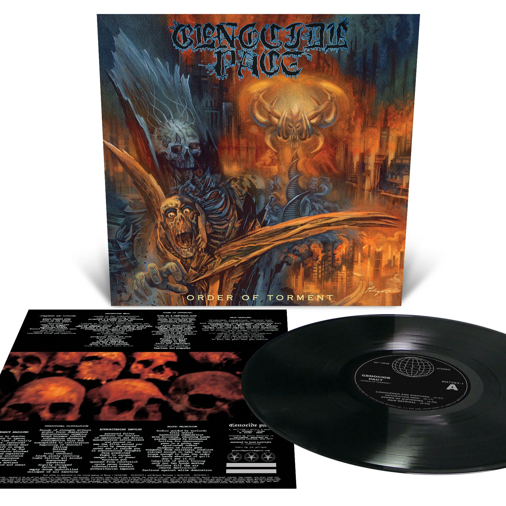 Genocide Pact "Order of Torment" 12" - Image 3