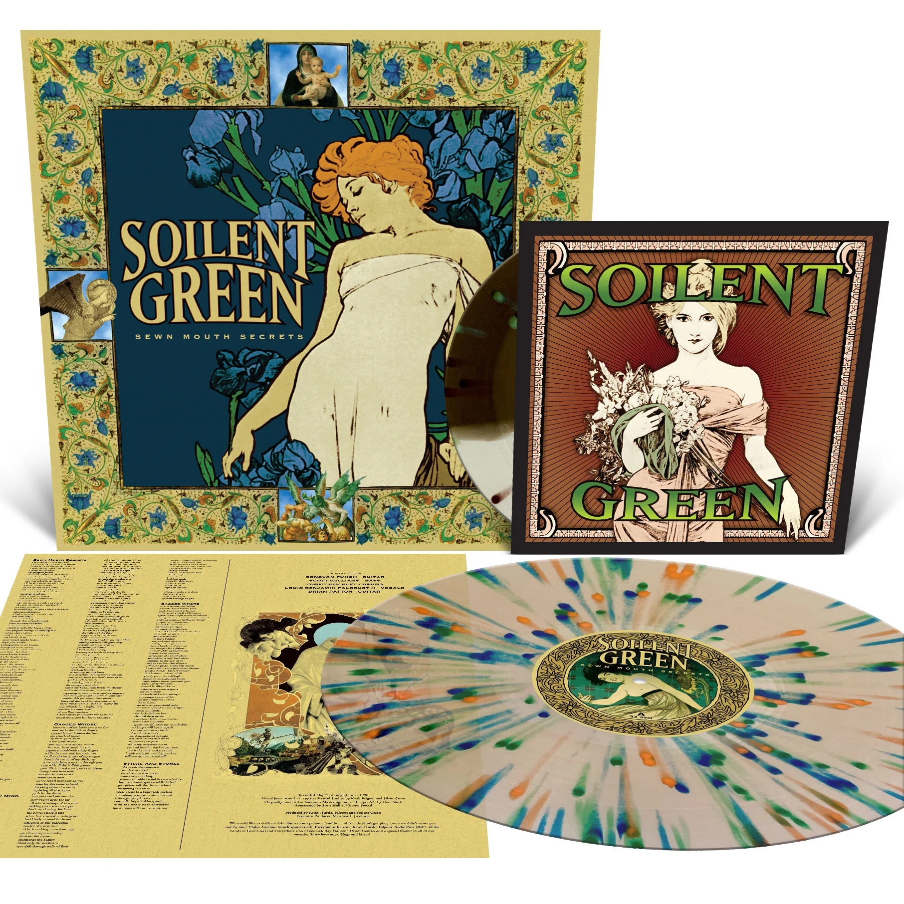 Soilent Green "Sewn Mouth Secrets LP + A String Of Lies 7" Bundle" Bundle - Image 7
